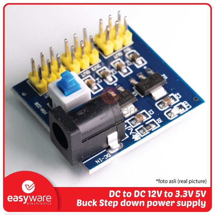 DC to DC 12V to 3.3V 5V Buck Step down power supply module