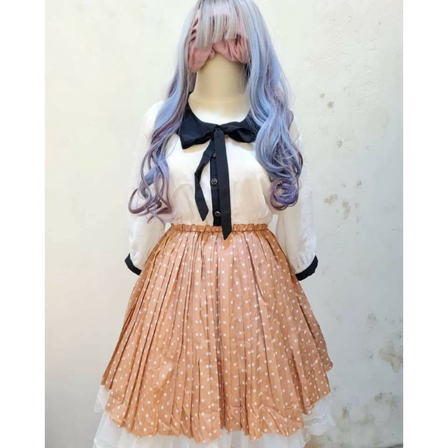 Dress Kawai Lucu - INGNI - Sifon - Lengan Panjang