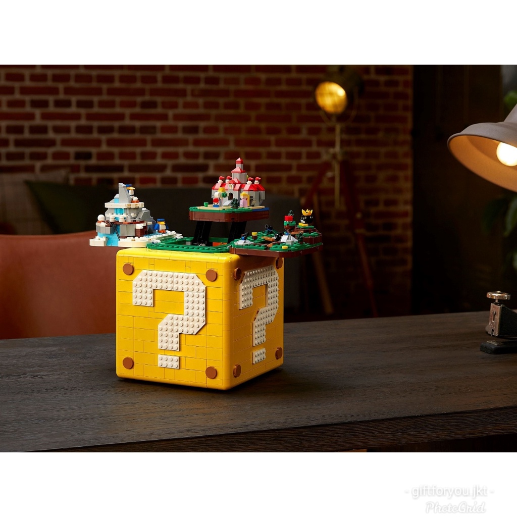 Lego 71395 Super Mario 64 Question Mark Block Mainan Anak Bricks Figure Toy Game Collection Koleksi