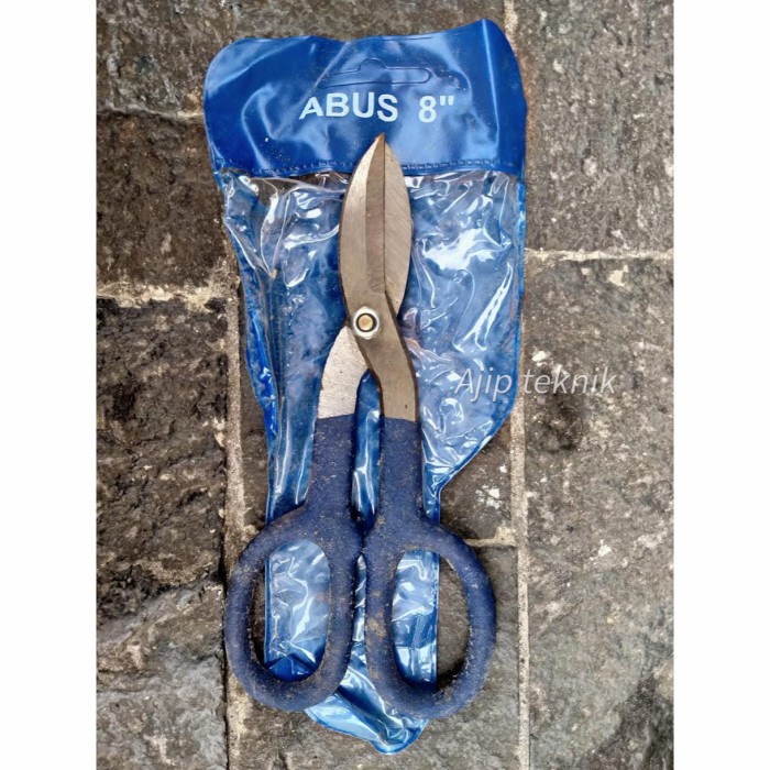 Gunting plat seng baja ringan 8 &amp; 10 inch abus tajam - 10&quot;