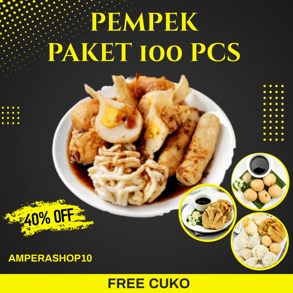 

PEMPEK PALEMBANG ASLI PAKET 100 PCS SUPPLIER