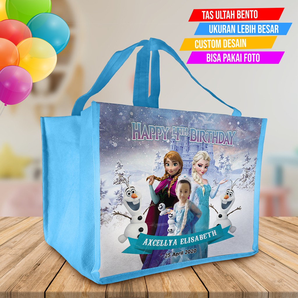 

TERLARIS DI SHOPEE Tas Ultah/Tas Ulang Tahun/Tas Custom/Bisa Tambah Foto Anak