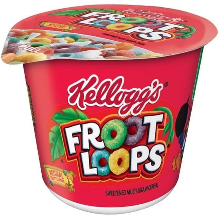 

Kelloggs Froot Loops 42 gr (1.5 oz) - sereal sarapan impor usa