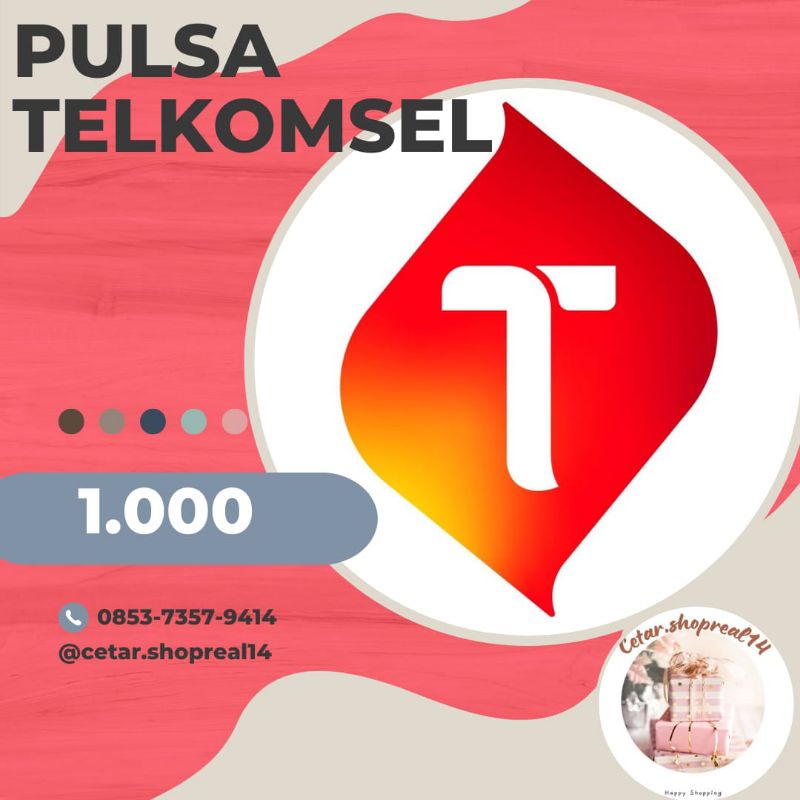 PULSA REGULER TELKOMSEL 1.000 PULSA TRANSFER TELKOMSEL AS SIMPATI