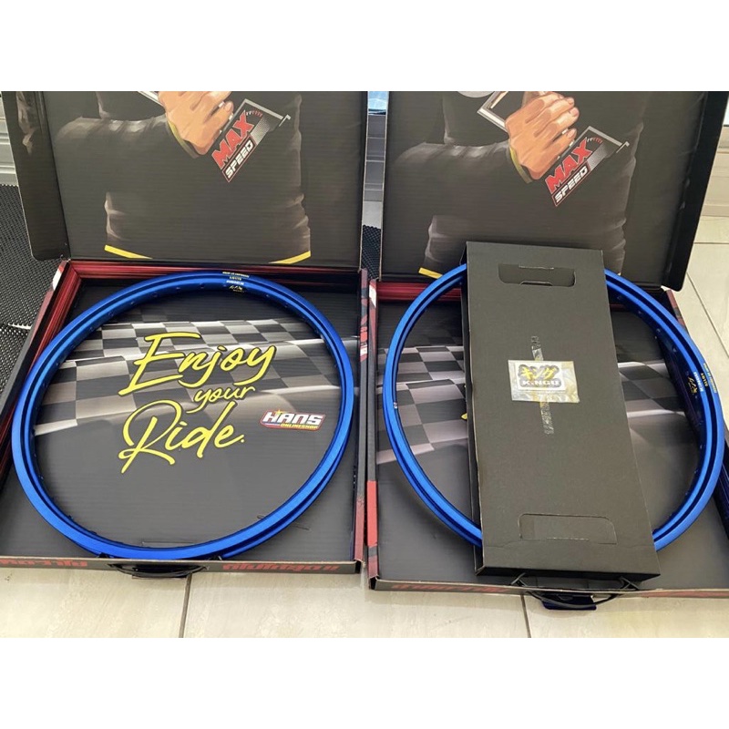 VELG DRAG KINGU ALLOY UKURAN 110 130 BIRU RING 17