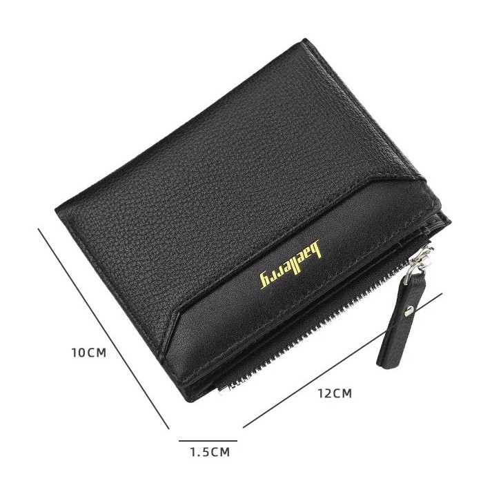 ORIGINAL BAELLERRY DR023 DOMPET PRIA SLETING TEMPAT KOIN KULIT SINTETIS