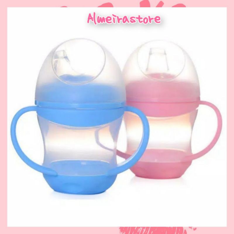 Gelas Botol Minum Bayi Anti Tumpah / Baby Spout Silicone