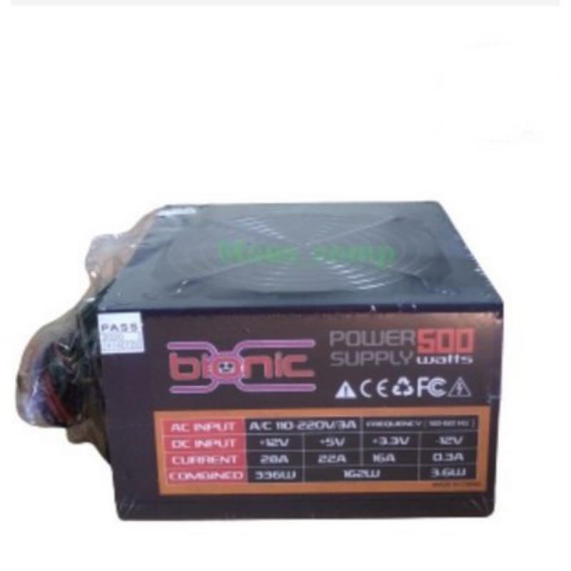 POWER SUPPLY 500 WATT BIONIC