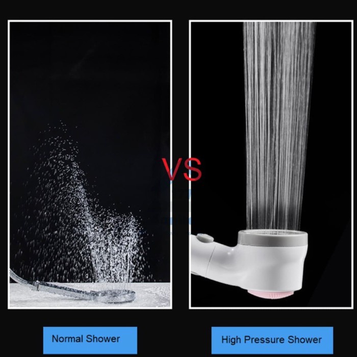 BAROKAH GAMIS KINO JEPANG HEAD JET SHOWER BRUSH keran sikat mandi 2 IN 1 AIR KENCANG