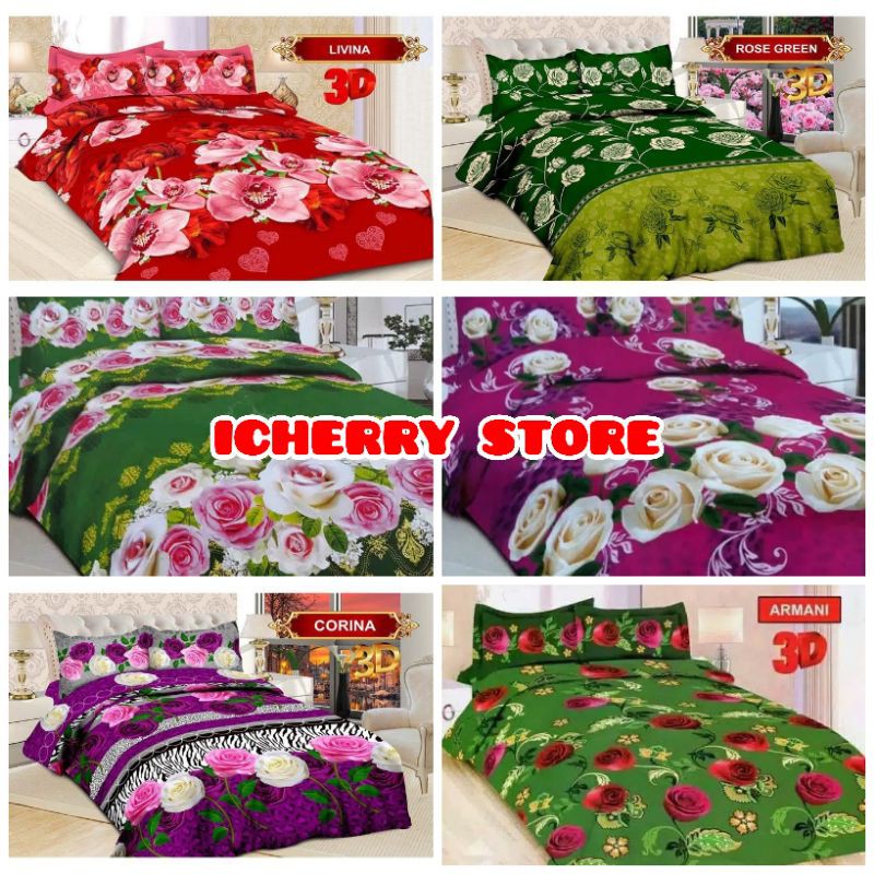 Jual Bed cover Bedcover Only Selimut Busa Bonita King 200x200 Motif