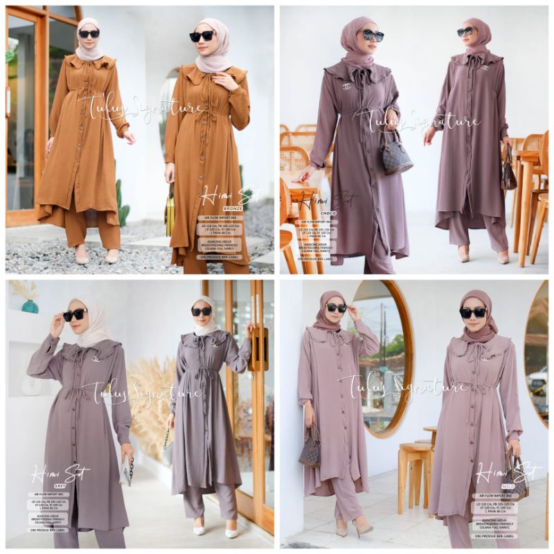 HIMI ONE SET BY TULUS SIGNATURE (100% REAL PICT ORI BERLABEL TULUS SIGNATURE)