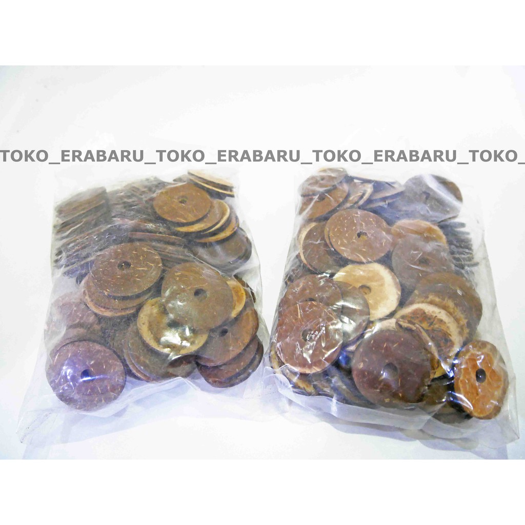 KANCING BATOK LUBANG SATU UKURAN  1,5CM, 2CM, DAN 3CM isi 100pcs