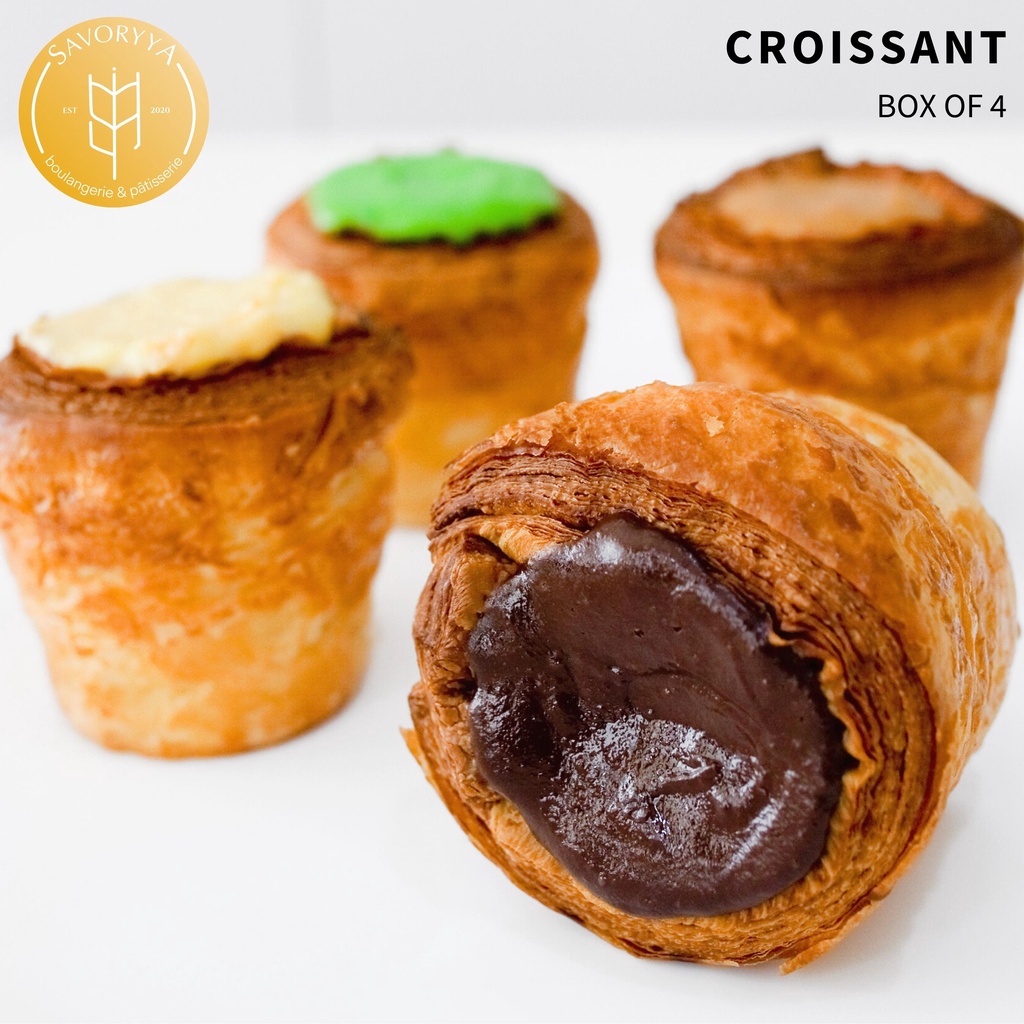 

Croissant Cruffin Box of 4 SAVORYYA