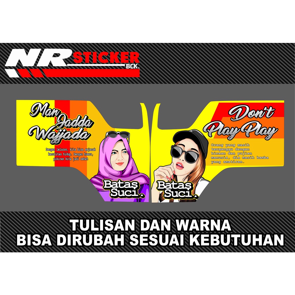 Decal PIntu Ragasa / Tepak