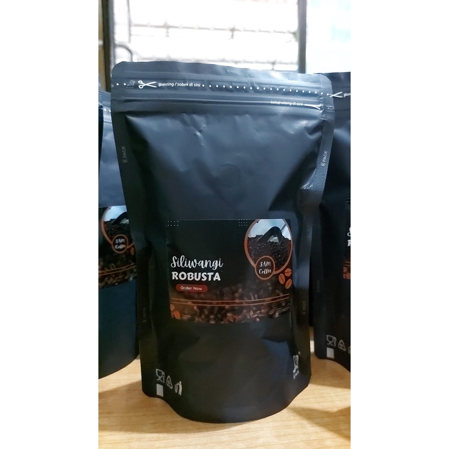 

Kopi Robusta Natural SILIWANGI 150g Biji Bubuk Coffee