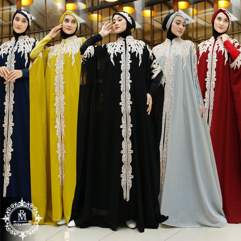 FASHION MUSLIM // FREE INNER DAN TURBAN KAFTAN TABITA // By Riska Mode