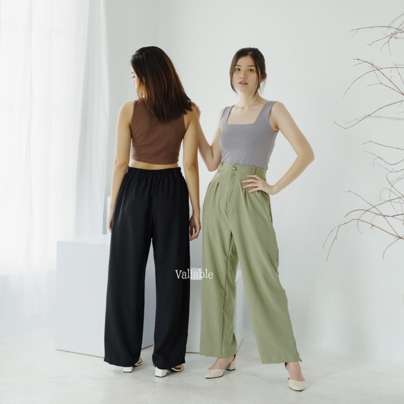 Aara Loose Highwaist Pants Palette 1 (M-XXL)