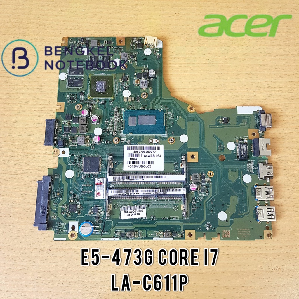 Motherboard Acer Aspire E5-473G E5-474G LA-C341P i7 Nvidia P248 LA-C611P