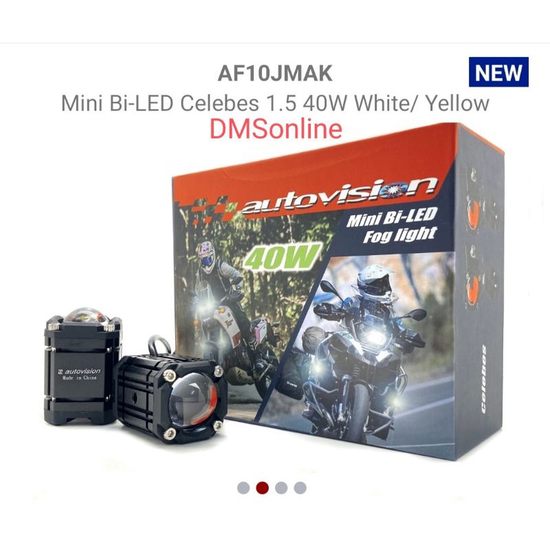 Led Biled Motor Mobil 2 Warna 40W 45W 55W  Led Tembak Sorot Garansi