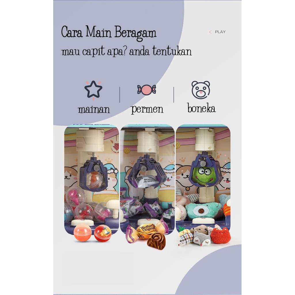 MAINAN CAPIT BONEKA CLAW GAME MACHINE