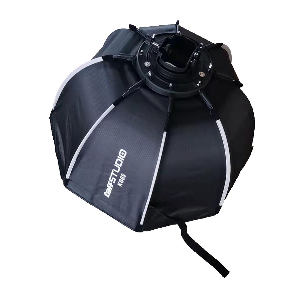 TaffSTUDIO Payung Studio Octagonal Umbrella Softbox Reflektor Flash 65CM - KS65 - Black