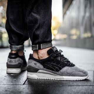 asics gel respector moon rock