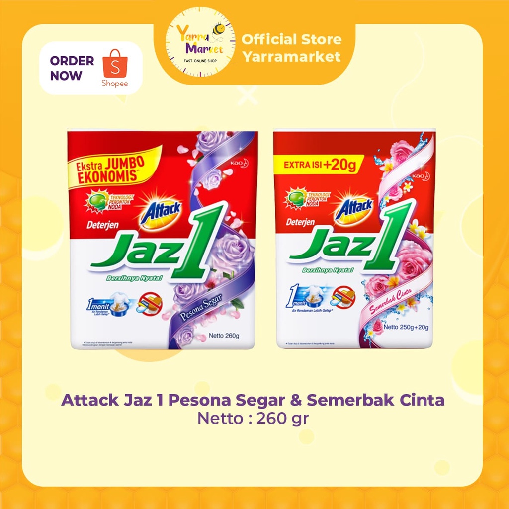 ATTACK JAZ 1 DETERGEN BUBUK 260 GR