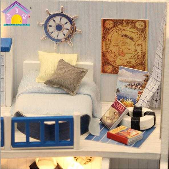 HONGDA Miniatur Rumah Boneka DIY Doll House Wooden Furniture - M040