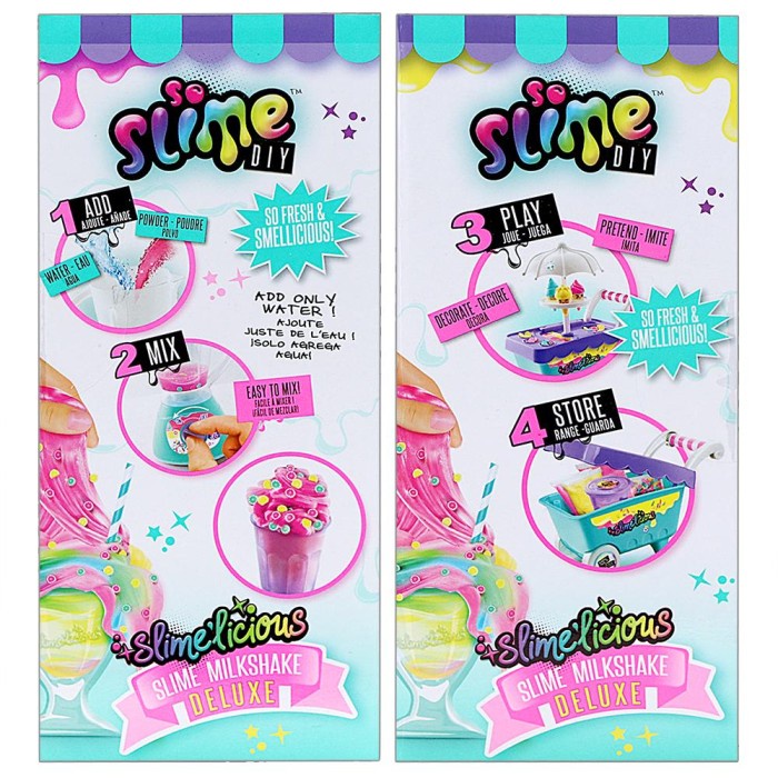 So Slime DIY Slimelicious - Slime Milkshake Deluxe SSC154 / Mainan Anak (3555801359620)