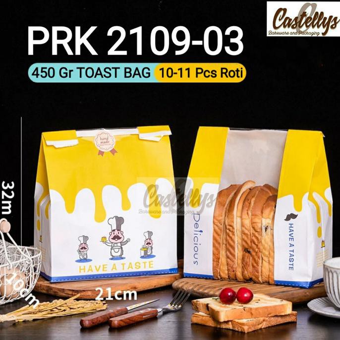 

Kualitas Terbaik] Kemasan Kantong Roti Prk2109-03, Toast Bag~Donut, Roti Tawar, Cookies