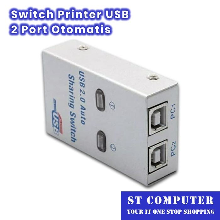 Switch Printer USB 2 Port Otomatis