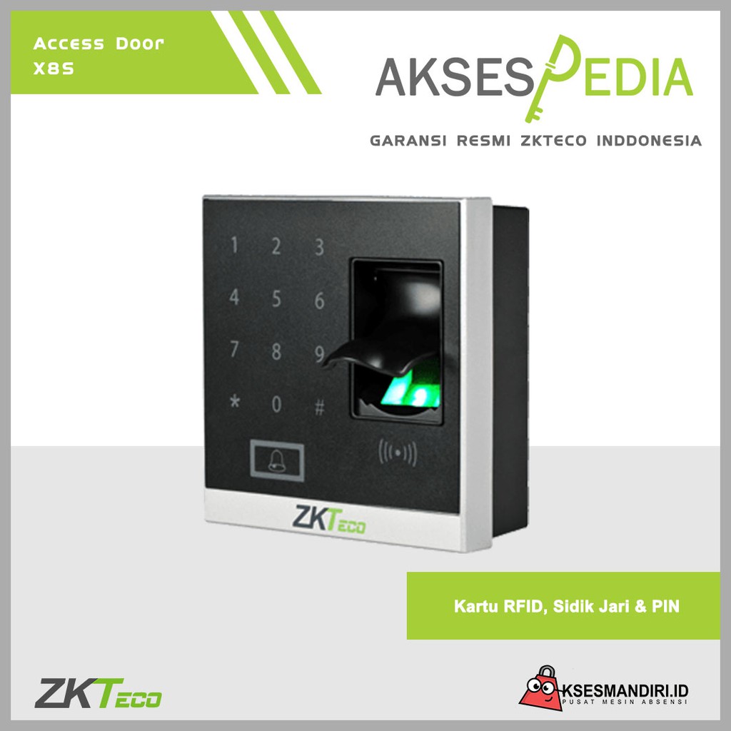 Fingerprint Mesin Access Door Zkteco X8S