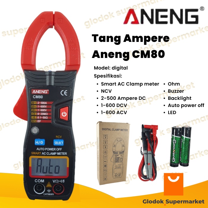 Tang Ampere Aneng CM80 Smart Clamp Meter Digital NCV CM 80