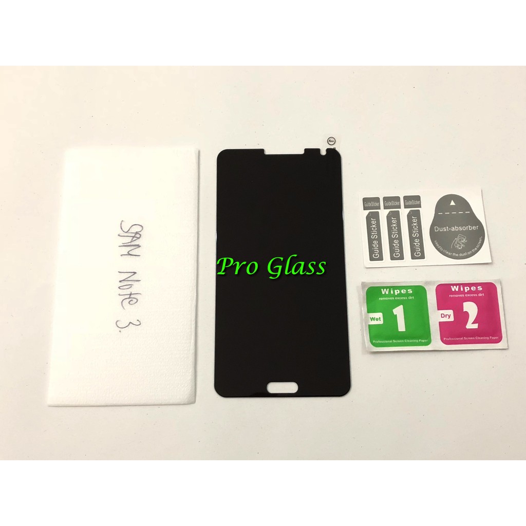 SAMSUNG NOTE 3, NOTE 4, NOTE 5 PRIVACY ANTISPY MAGIC GLASS PREMIUM TEMPERED GLASS