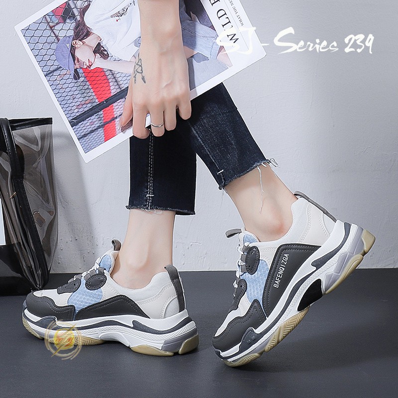 [OOS] Cruella Sepatu Sneakers Tali Wanita Import / Sepatu Olahraga Kualitas Premium - 239