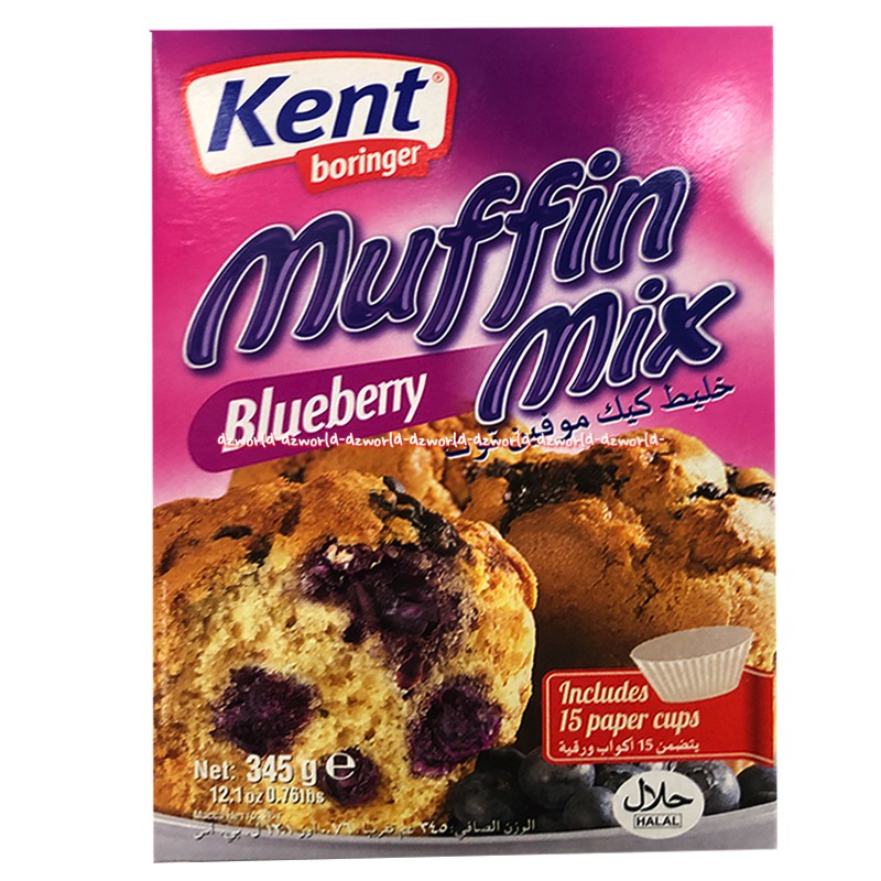 Kent Boringer 345gr Muffin Mix Blueberry Fruit Puch Extra Chocolate Tepung Premix Kue Ultah Membuat Kue Mufin Rasa Berri Coklat Buah Kentboringer