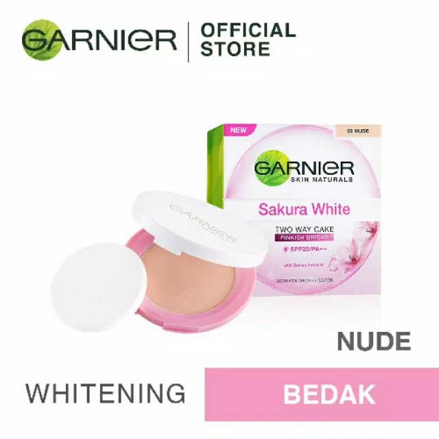 Bedak Padat Garnier Sakura White Face Powder Nude ORIGINAL OFFICIAL