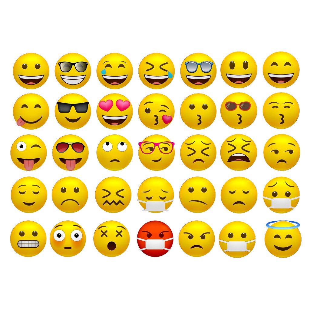

Stiker emoji ukuran A4