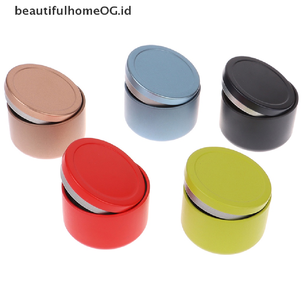 // beautifulhomeOG.id // Airtight Smell Proof Container Aluminum Herb Stash Jar Metal Sealed Can Tea Jar **