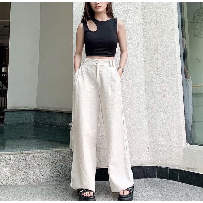 Yeona Pants | Yeona Linen Pants