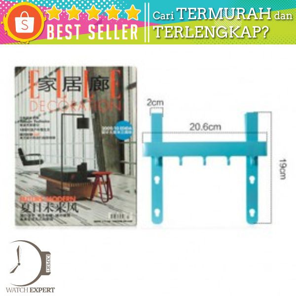 Rak Gantungan Peralatan Dapur model Hook - Blue