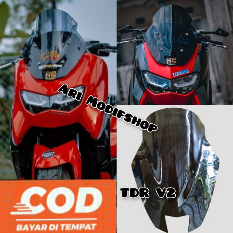 Visor TDR Jenong Nmax new dan Old Windshield nmax