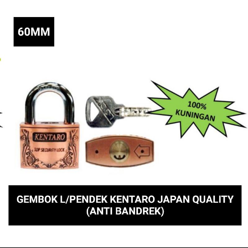 GEMBOK HEAVY DUTY ( ANTI MALING )  KENTARO JAPAN QUALITY