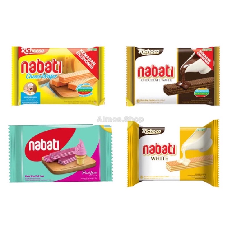 Wafer NABATI 125gr dan 1 box isi 20 bungkus