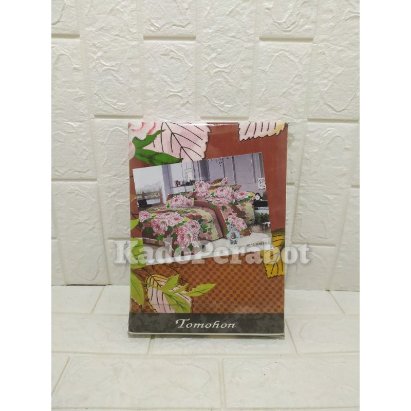 Sprei Tomohon motif kembang 120x200 - seprei kasur motif bunga nomor 3