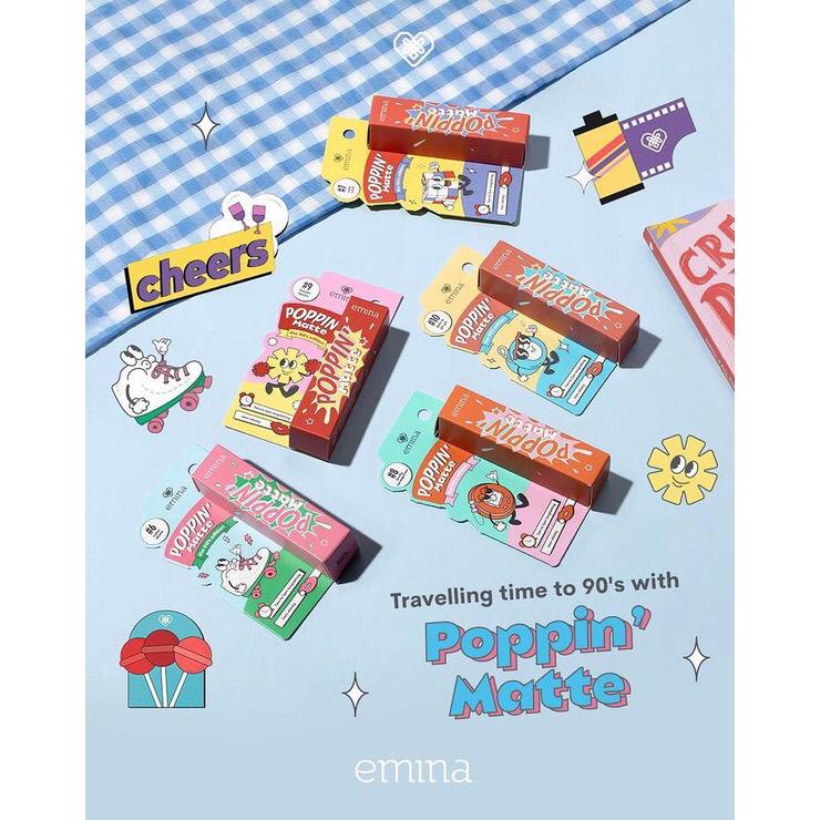 (BESTSELLER)Emina Pop In Matte 90's Limited Edition