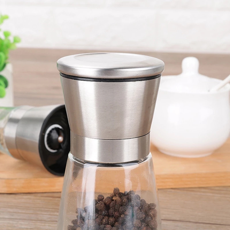 Manual Stainless steel salt and pepper Grinder / Spice Food Herb Mill  Seasoning Grinders