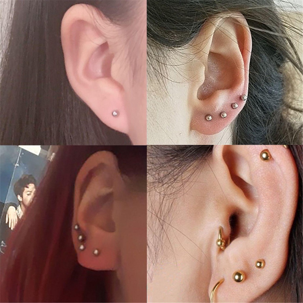 Lily Ear Studs Fashion Wanita Perhiasan Tulang Kuku