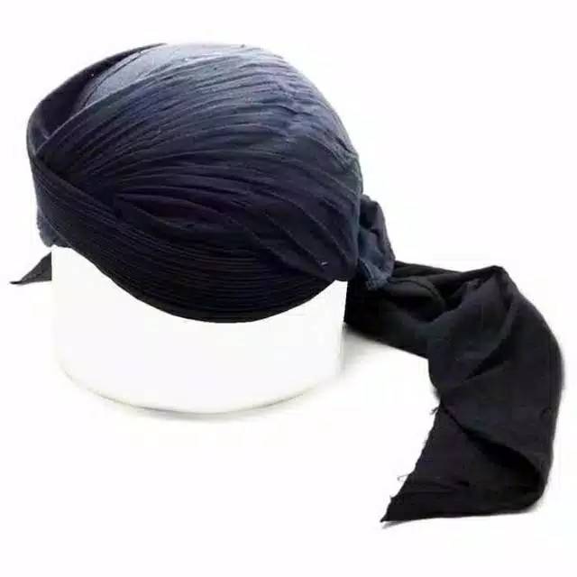 Blangkon Lipat Jogja Hitam Polos Sliwir