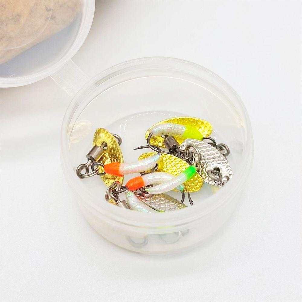 Preva 6pcs Pengait Sisik Ikan Portable Grup Pancing Whirling Fly Fly Fishing